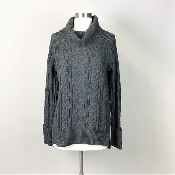 Cable Knit Turtleneck Sweater - Picture 1 of 6